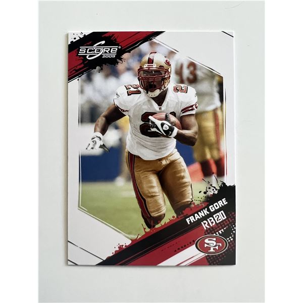 San Francisco 49ers Frank Gore 2009 Score Football Card #247