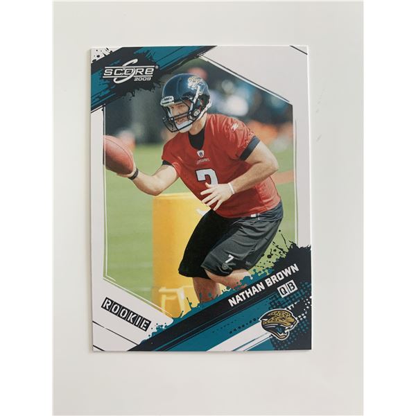 2009 DONRUSS SCORE #378 NATHAN BROWN  CARD