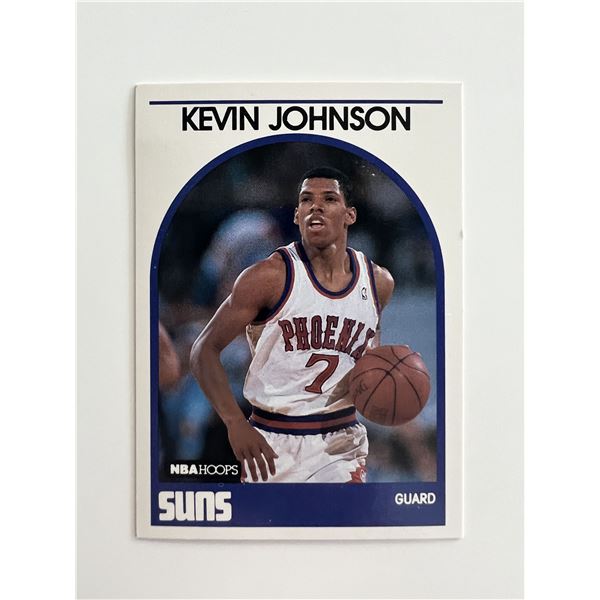 Phoenix Suns Kevin Johnson 1989 NBA Hoops #35 Basketball Card