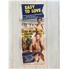 Image 1 : Easy to Love original 1953 vintage movie poster