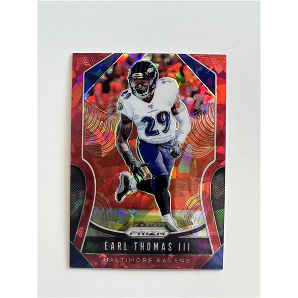 Baltimore Ravens Earl Thomas III 2019 Panini Prizm Football Card #73