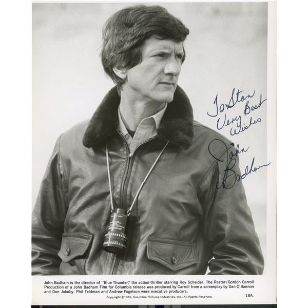 Blue Thunder John Badham signed movie photo