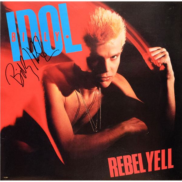 Billy Idol signed Rebel Yell album