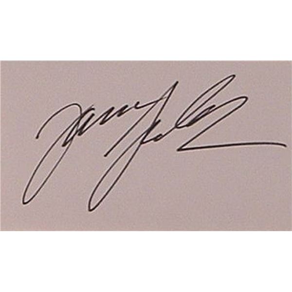 Sopranos James Gandolfini signature slip