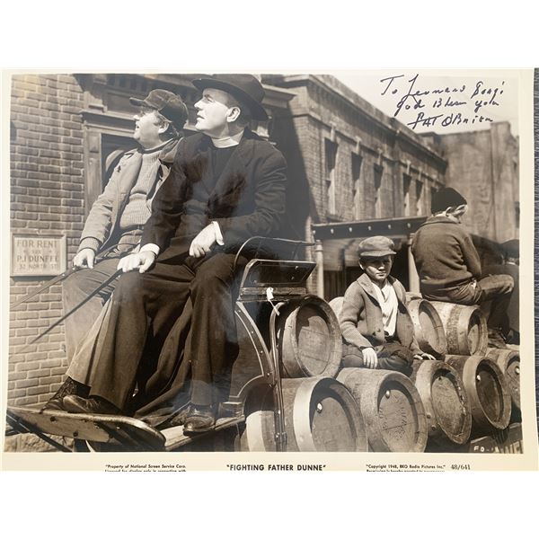 Fighting Father Dunne Pat O'Brien signed movie photo