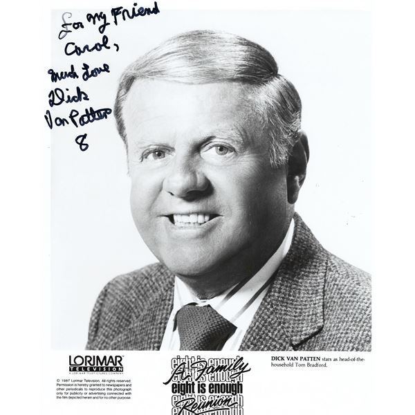 Eight Is Enough Dick Van Patten signed photo