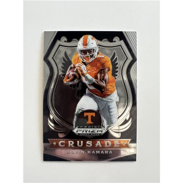 Tennessee Volunteers Alvin Kamara Panini Prizm Draft Picks Crusade Football Card #15