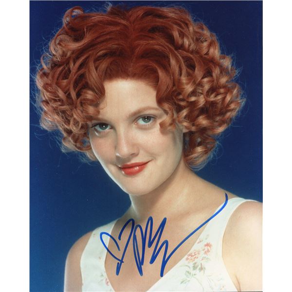 Drew Barrymore signed photo