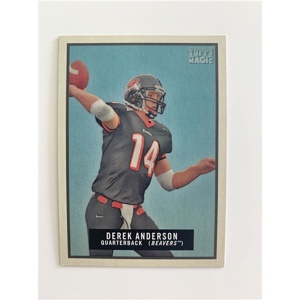 2009 TOPPS FOOTBALL #219 DEREK ANDERSON TRADING CARD