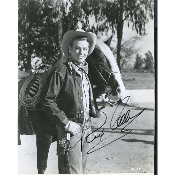 Rex Allen signed photo