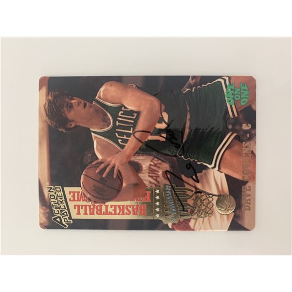 Dave Cowens signed basketball card