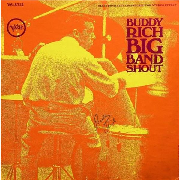 Buddy Rich signed "Big Band Shout" album