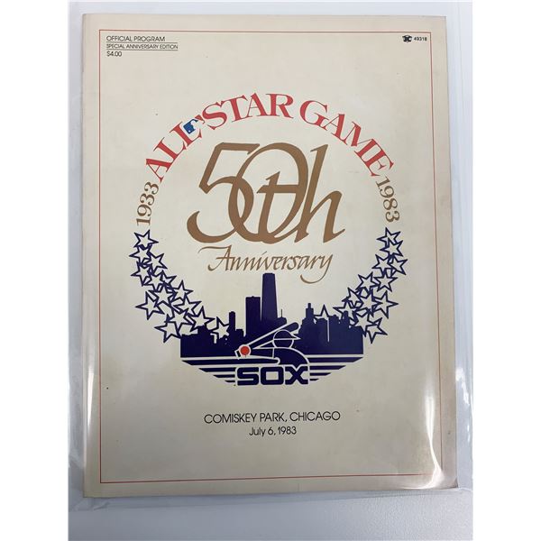 1983 MLB All-Star Game 50th Anniversary Special Edition Official Program