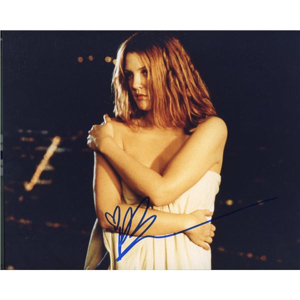 Drew Barrymore signed photo