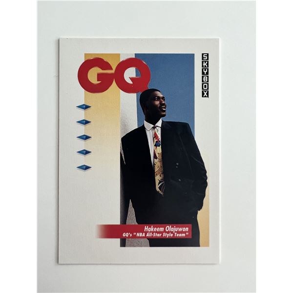 Hakeem Olajuwon 1991 GQ Skybox NBA All-Star Style Team Basketball Card