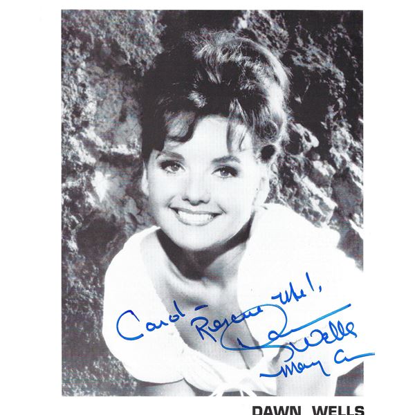 Gilligan's Island Dawn Wells signed photo