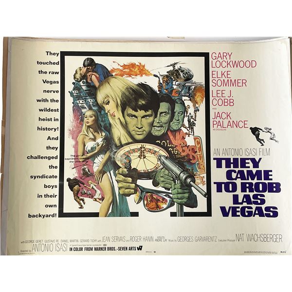 They Came to Rob Las Vegas 1968 vintage movie poster