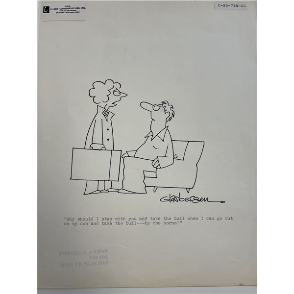 Randy Glasbergen Original Cartoon