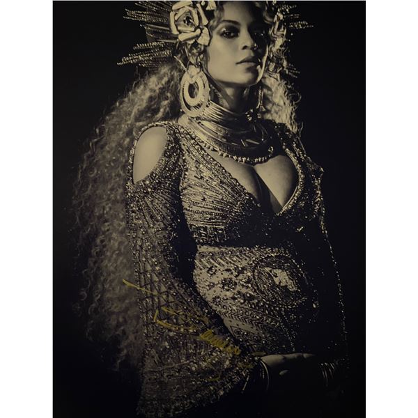 Beyoncé signed photo