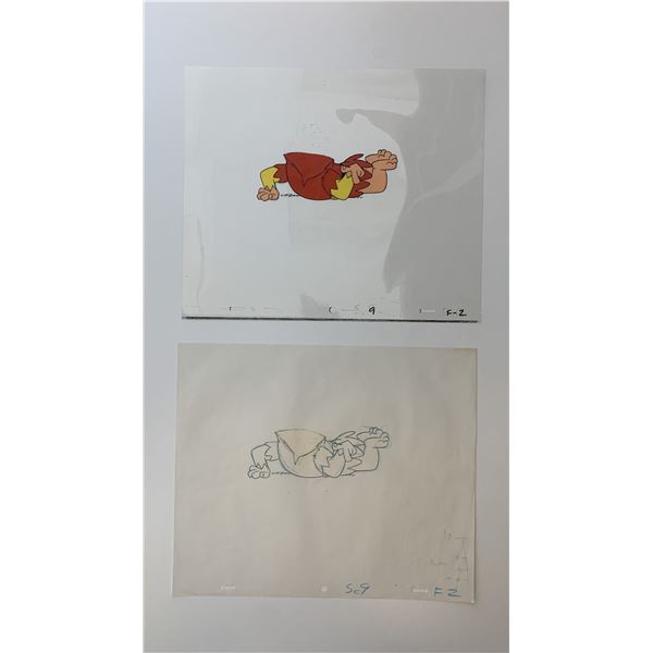 The Flintstones original artwork for cartoon