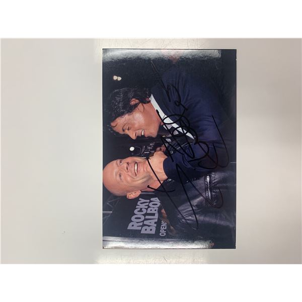 Sylvester Stallone signed photo