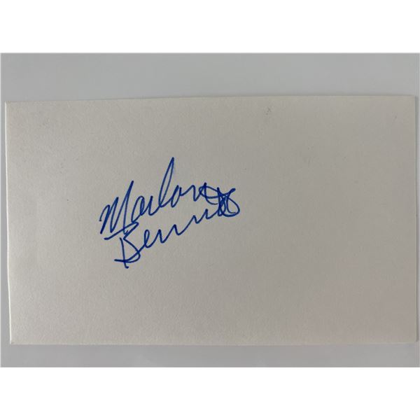 Marlon Brando original signature