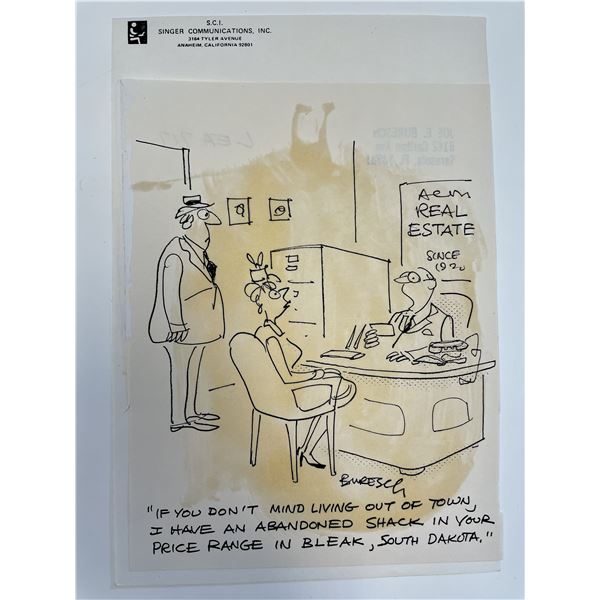 Joe Buresch Original Cartoon