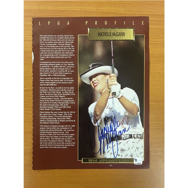 Michelle McGann signed LGPA profile page