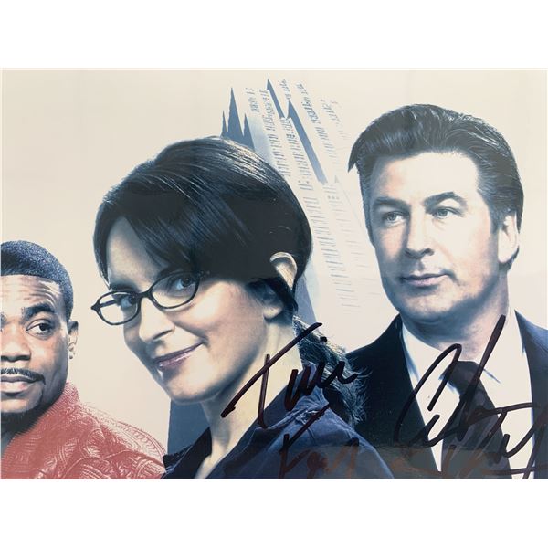 30 Rock Tina Fey and Alec Baldwin signed photo