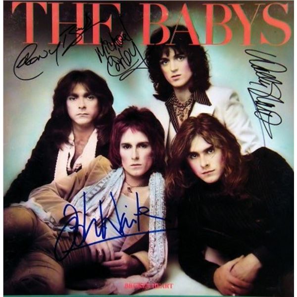 The Baby's signed Broken Heart album