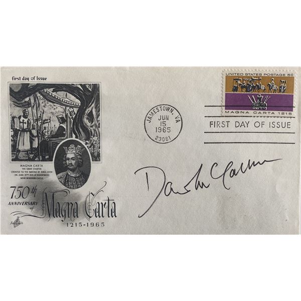 David McCallum signed First Day Cover