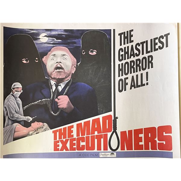 The Mad Execution 1963 vintage movie poster