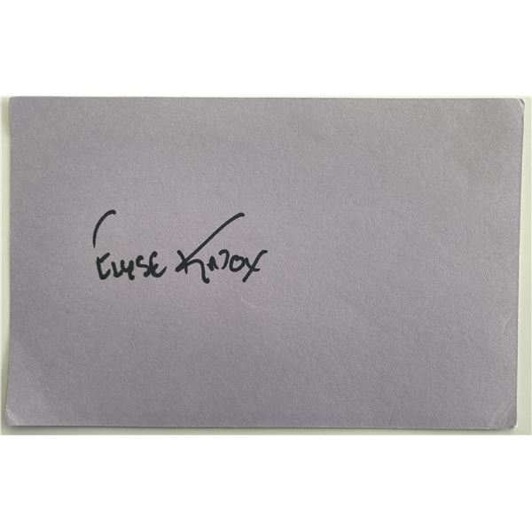 Elyse Knox original signature
