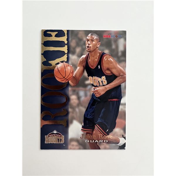 Denver Nuggets Jalen Rose 1994-95 NBA Hoops #320 Rookie Card