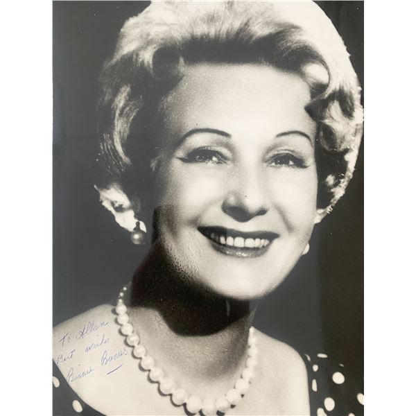 Binnie Barnes signed photo