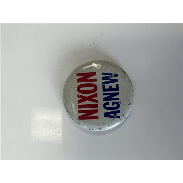 Nixon- Agnew presidential campaign pin