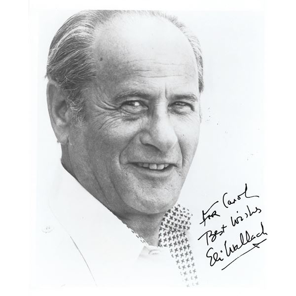 Eli Wallach signed photo