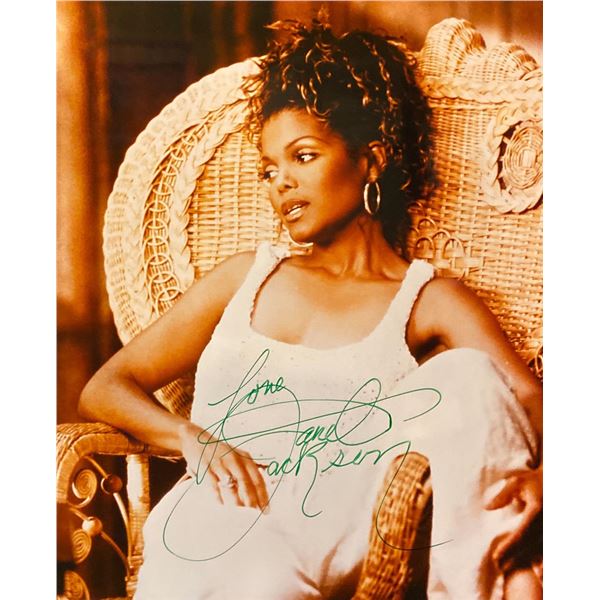 Janet Jackson Signed Photo