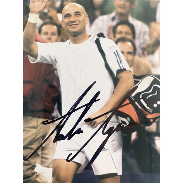 Andre Agassi signed photo