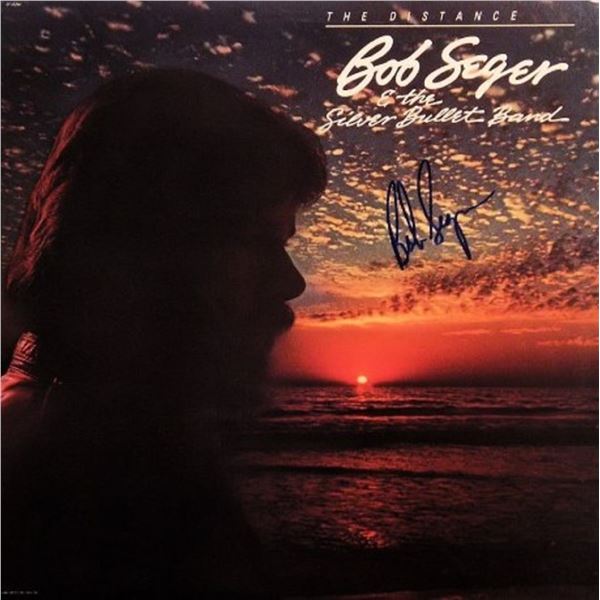 Bob Seger signed "The Distance" album