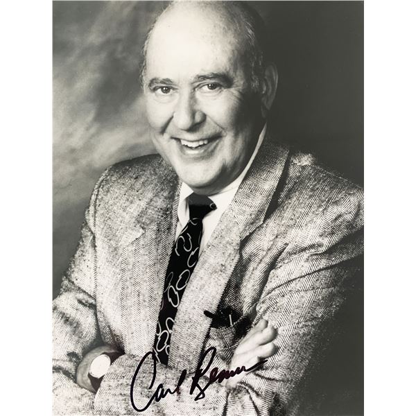 Carl Reiner signed photo