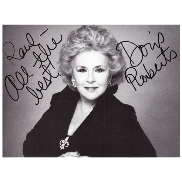 Doris Roberts signed photo