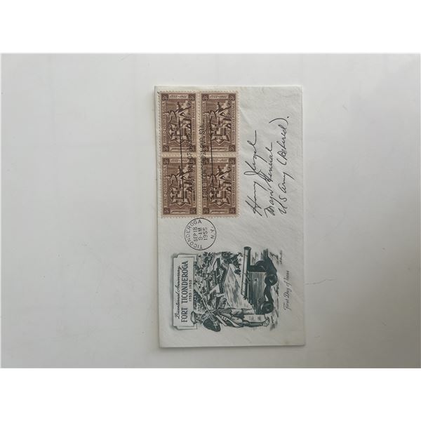 U.S. Army Deputy Judge Advocates General Harry J. Engel signed FDC