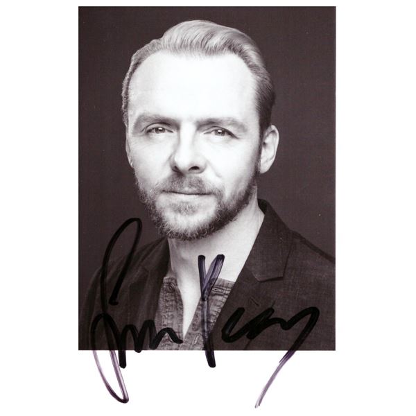 Mission Impossible Simon Pegg signed photo