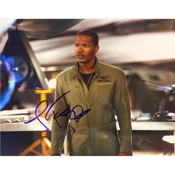 Stealth Jamie Foxx Signed Movie Photo