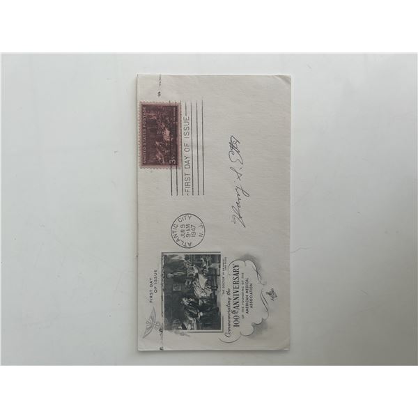 Navy rear admiral Harry S. Etter signed FDC