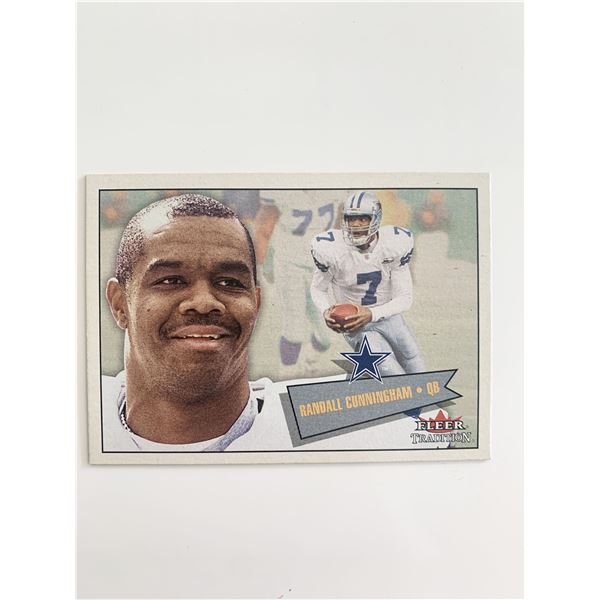 2001 FLEER TRADITION #248 RANDALL CUNNINGHAM CARD