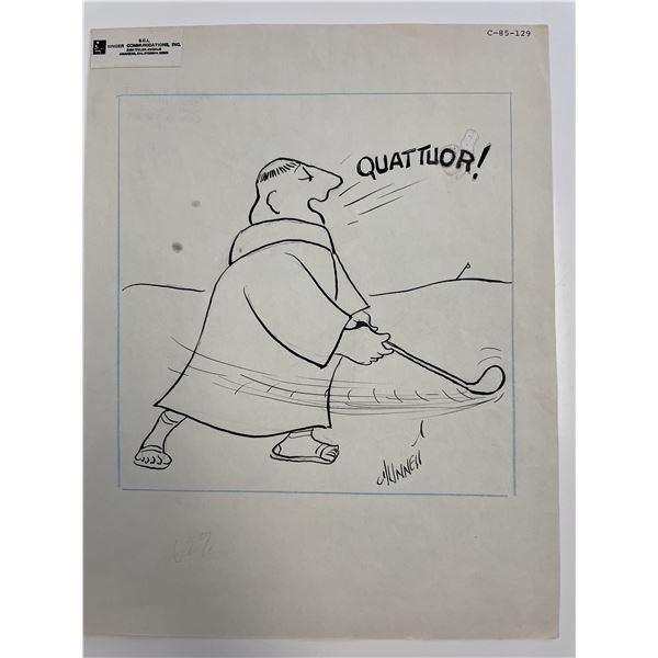 John Dunnett Original Cartoon