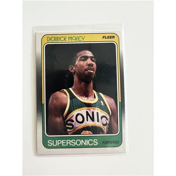 Seattle Supersonics Derrick McKey 1988 Fleer #109 Basketball Card