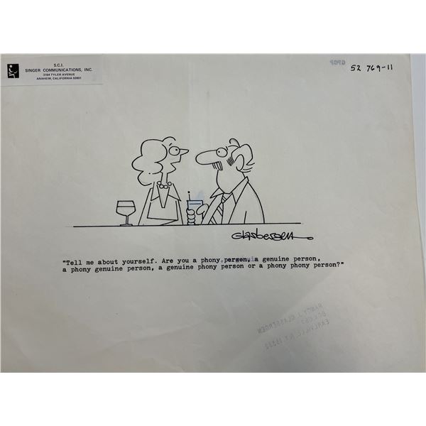 Randy Glasbergen Original Cartoon